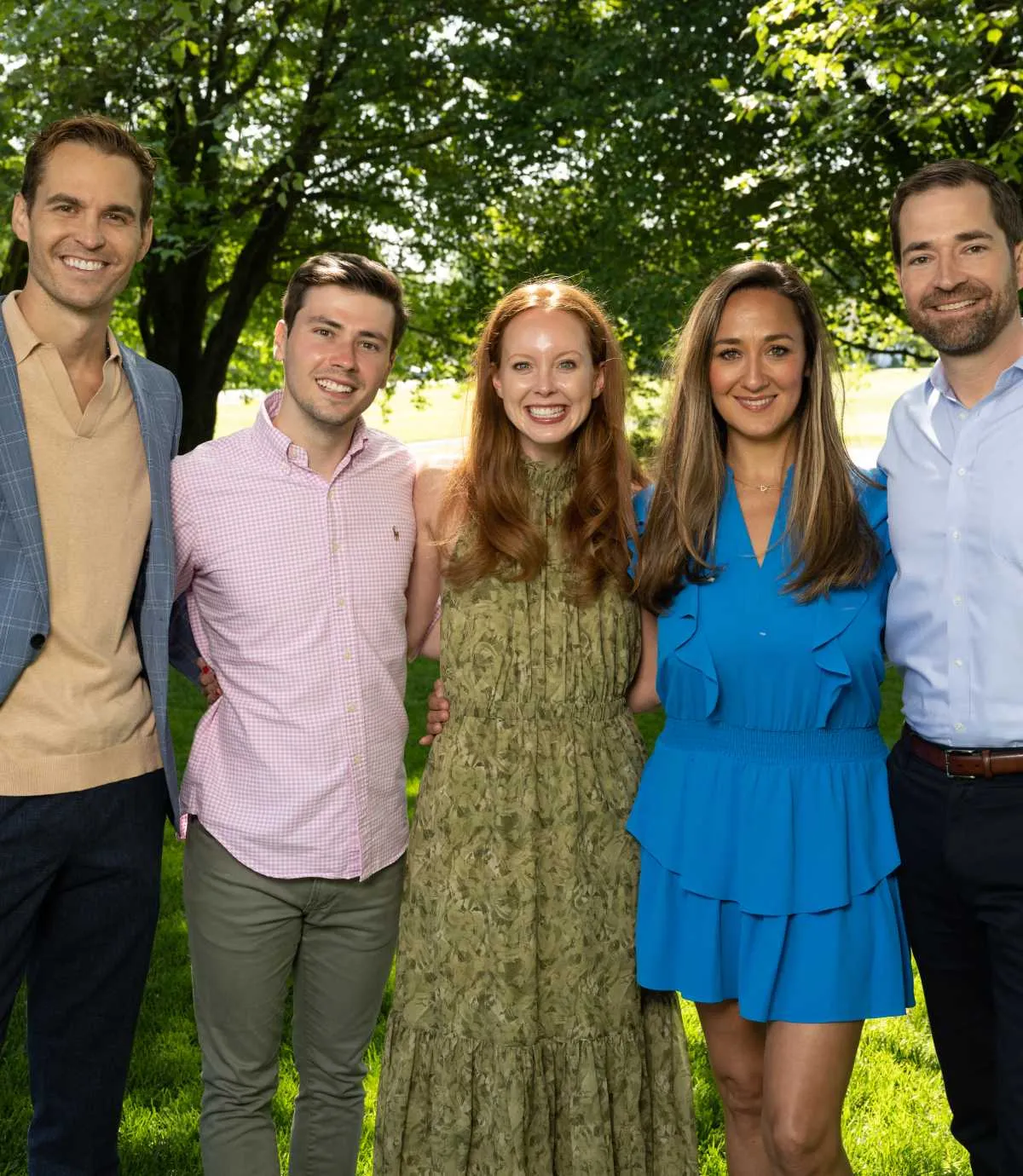 The Letters to Isabel founding team standing together outdoors