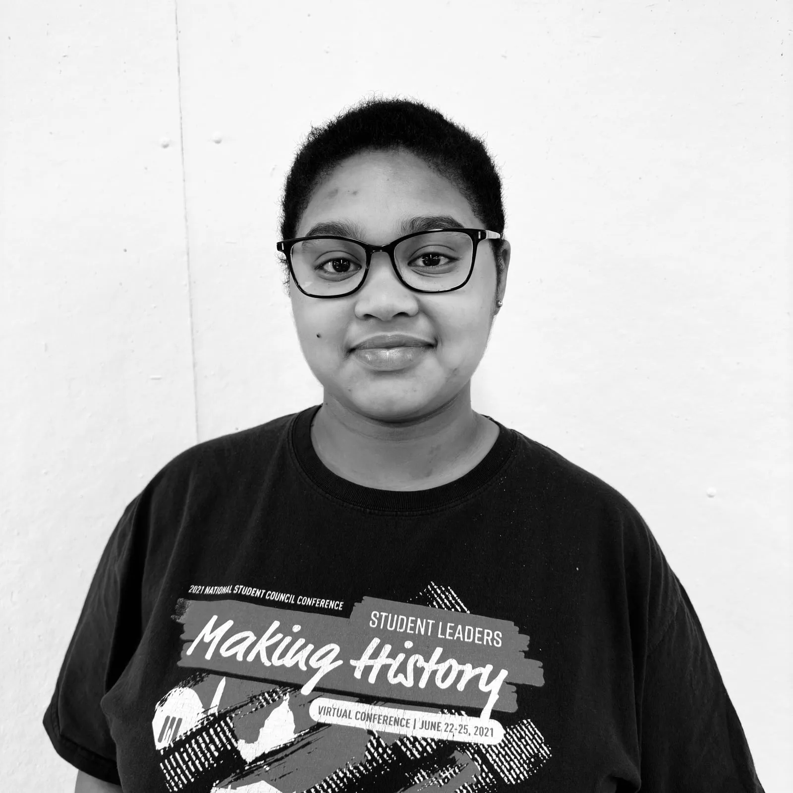 Teen club member in a Letters to Isabel portrait